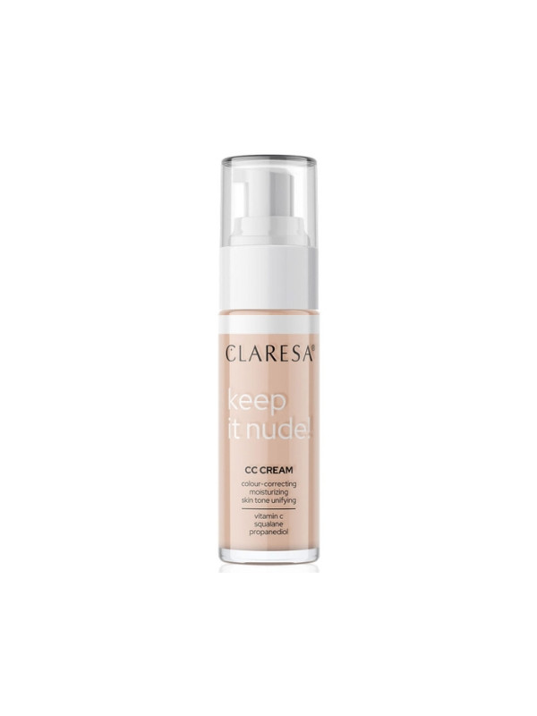 Claresa Keep Is Nude feuchtigkeitsspendende CC-Creme /102/ Warm Medium 33 g