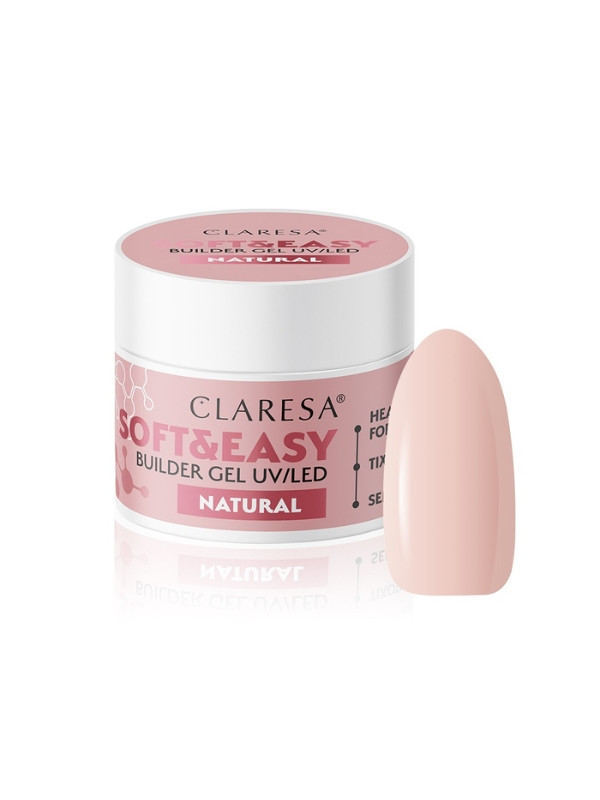 Гель для нарощування нігтів Claresa Soft & Easy Natural 45 г