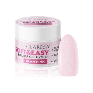 Claresa Soft & Easy Glam Pink Nagelaufbaugel 45 g