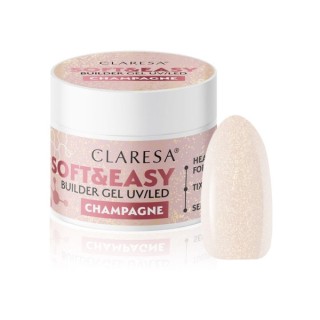 Claresa Soft & Easy Nail Builder Gel Champagne 45 g