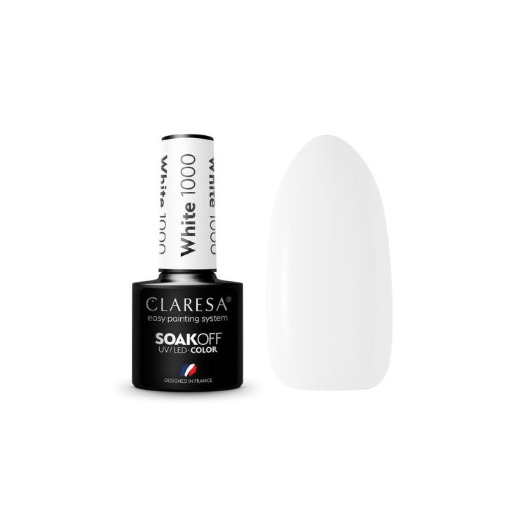 Claresa Hybrid Nagellack White 1000 5 g