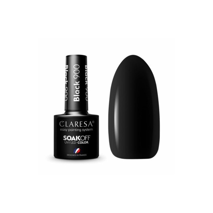 Claresa Hybrid Nagellack Black 900 5 g