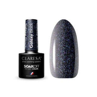 Лак для нігтів Claresa Galaxy Black Hybrid 5 г