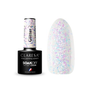 Claresa Glitter Hybride nagellak /2/ 5 g