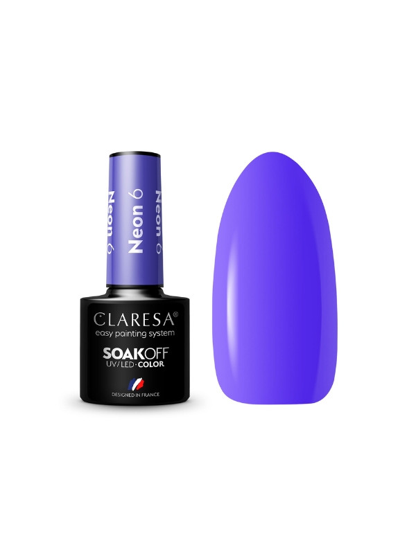 Claresa Neon Hybride nagellak /6/ 5 g