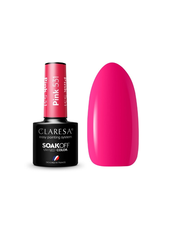 Claresa Pink Hybrid Nagellack /531/ 5 g