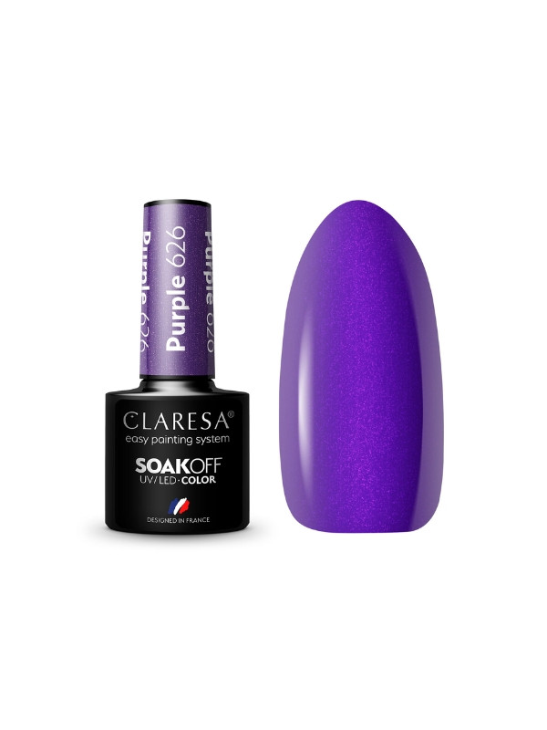 Claresa Purple Hybride nagellak /626/ 5 g