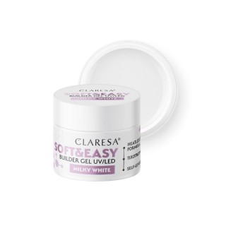 Claresa Soft & Easy Nail Building Gel Milky White 45 g