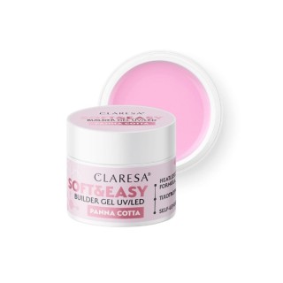 Claresa Soft & Easy Panna Cotta nagelopbouwgel 45 g