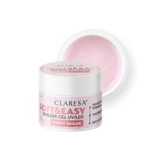 Гель для нарощування нігтів Claresa Soft & Easy Sweet Sugar 45 г