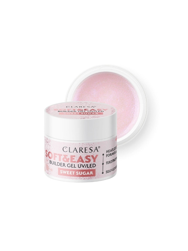 Claresa Soft & Easy Sweet Sugar nagelopbouwgel 45 g