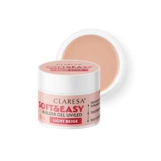 Claresa Soft & Easy Nail Building Gel Light Beige 45 g