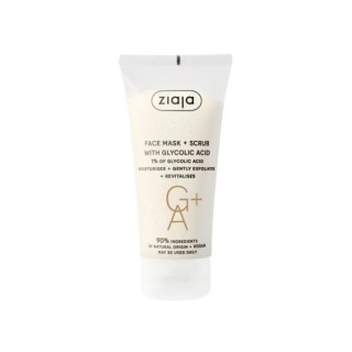 Masque Ziaja - Peeling visage à l'acide glycolique 55 ml