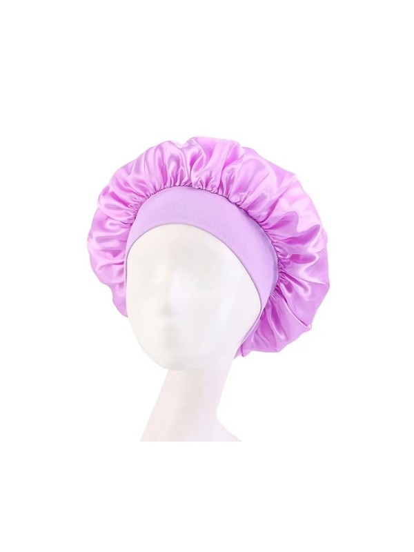 Satin Sleeping Cap Light Volet 1 piece