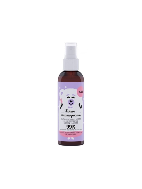 YOPE Ultra Gentle Spray voor weerbarstig kinderhaar