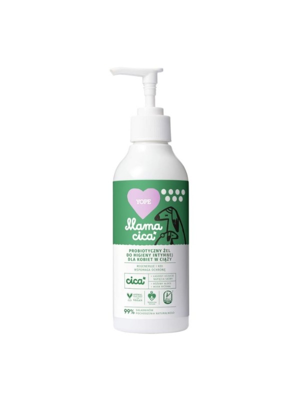 YOPE Mama Cica Probiotische Intieme hygiënegel voor zwangere vrouwen 300 ml