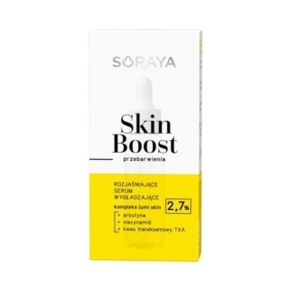 Soraya Skin Boost Rozjaśniające Serum do twarzy Wygładzające 30 ml