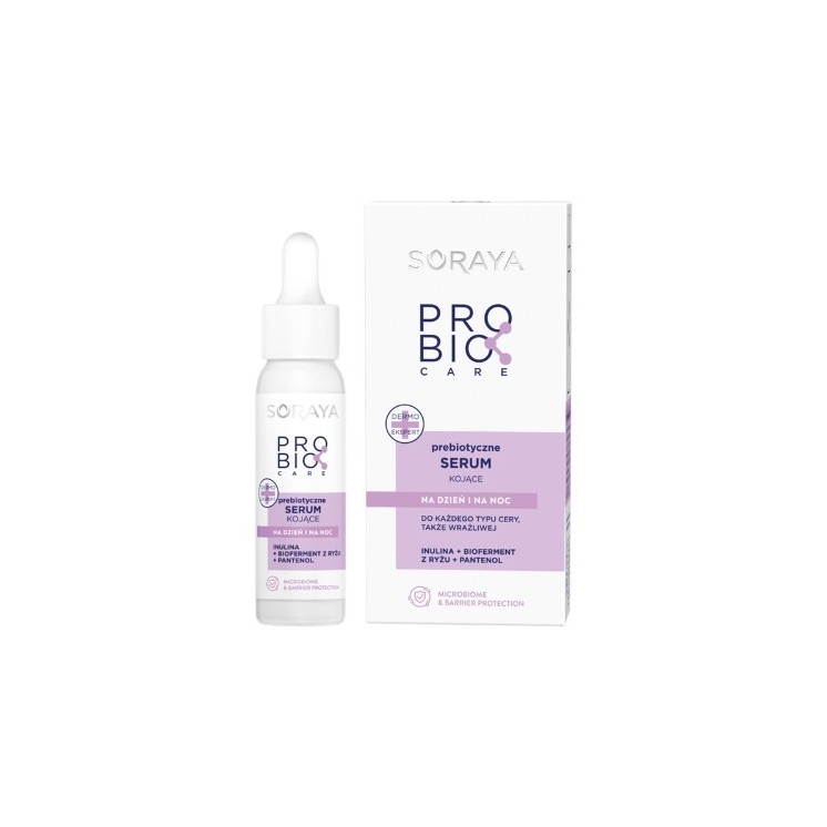 Soraya ProBio Care Prebiotisch verzachtend Serum voor alle huidtypes, inclusief gevoelige dag en nacht 30 ml