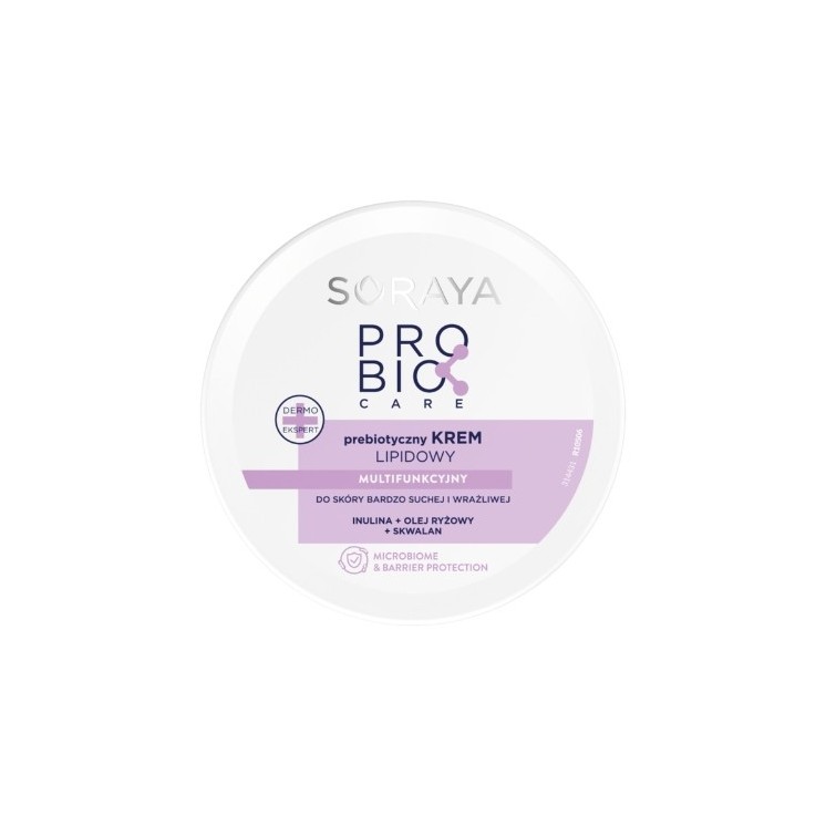 Soraya ProBio Care Prebiotic Lipid Body Cream, multifunctioneel voor de zeer droge en gevoelige huid 200 ml