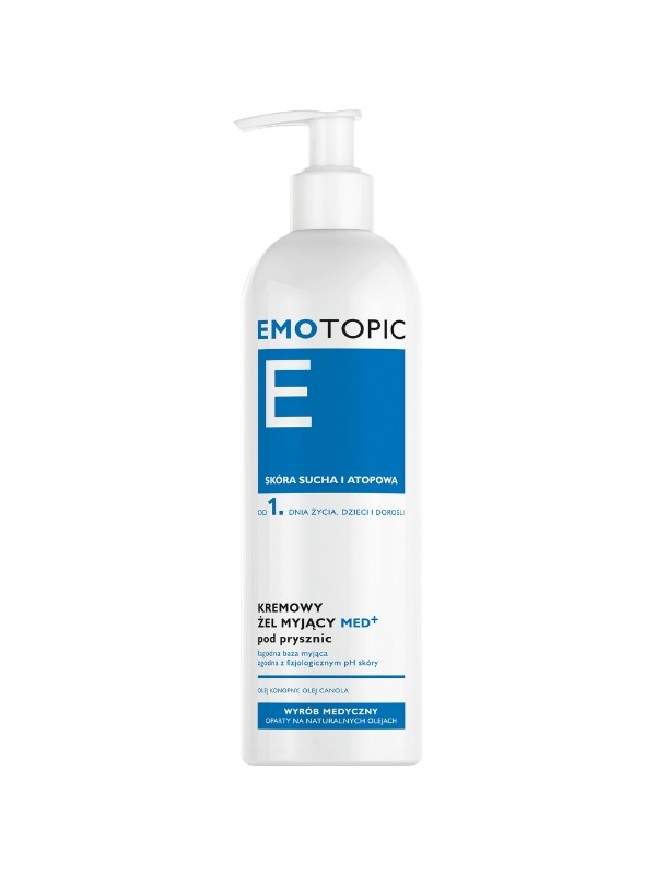 Emotopic Creamy Douchegel voor dagelijkse lichaamsverzorging 400 ml