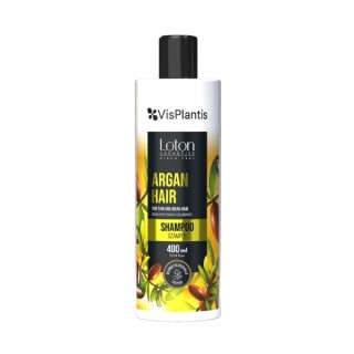 Vis Plantis Loton Shampoo voor dun en verzwakt haar met arganolie 400 ml