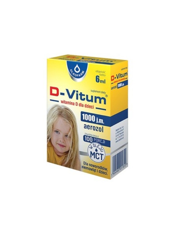 D-Vitum Vitamine D 1000 IE spuitbus 6 ml