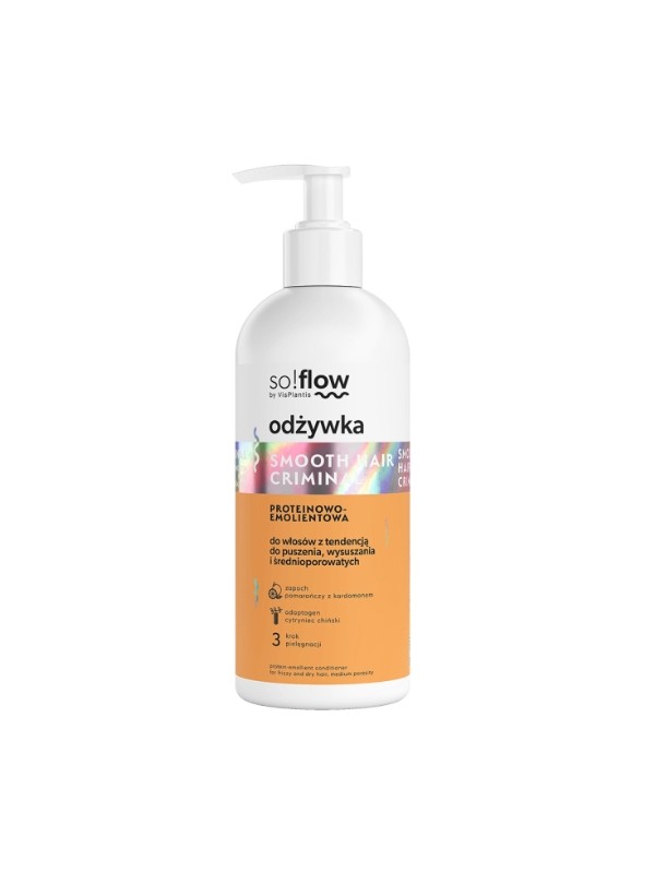 So!flow Protein-Emollient Conditioner для волосся середньої пористості, схильного до кучерявості 300 мл