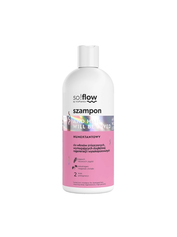 So!flow Humectant Shampoo для волосся з високою пористістю, що потребує глибокої регенерації 300 мл