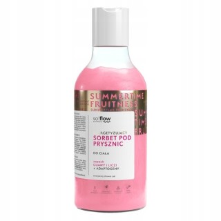 So!flow Energiserende Sorbet voor douche Guava , Lychee 400 ml