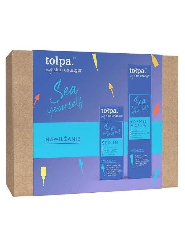 Tołpa Na Gift My Skin Changer Sea Yourself : зволожуюча Serum для обличчя 30 мл + крем-маска для обличчя 40 мл