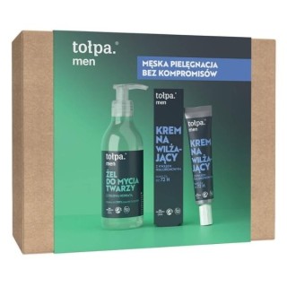 Tołpa Na Prezent Men : hydraterende gezichtscrème 40 ml + gezichtswasgel 195 ml