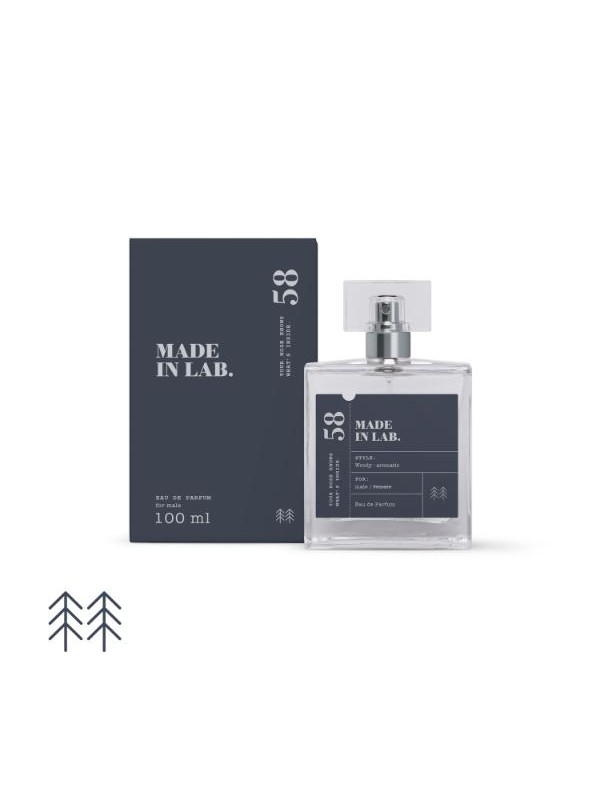 Made in Lab 58 Men Eau de Parfum voor mannen 100 ml