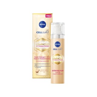 Nivea Cellular Iluminous Anti Spot тонуючий крем для обличчя проти плям SPF20 40 мл