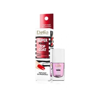 Delia Super Gloss Top Coat für Nägel Wirkung in 12 Tagen 11 ml