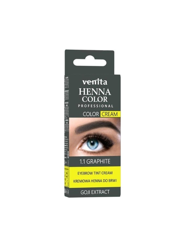 Venita Creme Henna für Augenbrauen /1.1/ Graphit 30 g