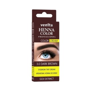 Venita crème Henna voor wenkbrauwen /3.0/ Donkerbruin 30 g