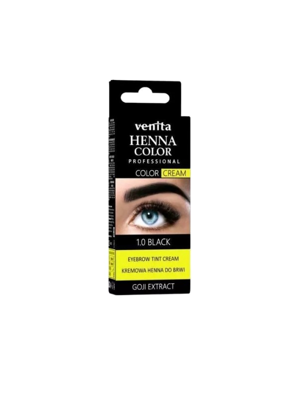 Venita crème Henna voor wenkbrauwen /1.0/ Zwart 30 g