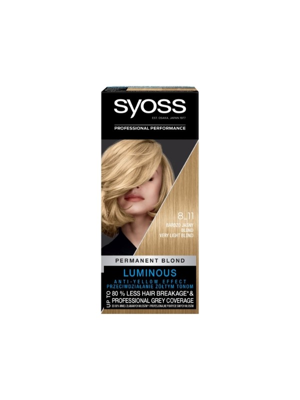 Syoss Haarverf /8-11/ Zeer Blond