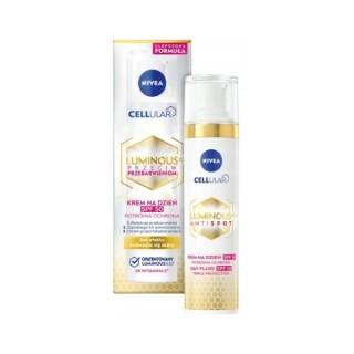 Денний крем для обличчя Nivea Cellular Iluminous Anti Spot Face Cream SPF50 Засіб проти плям 40 мл