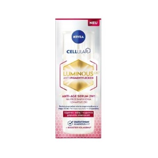 Nivea Cellular Iluminous Anti-Age 2in1 Facial Serum for discolorations and wrinkles 30 ml