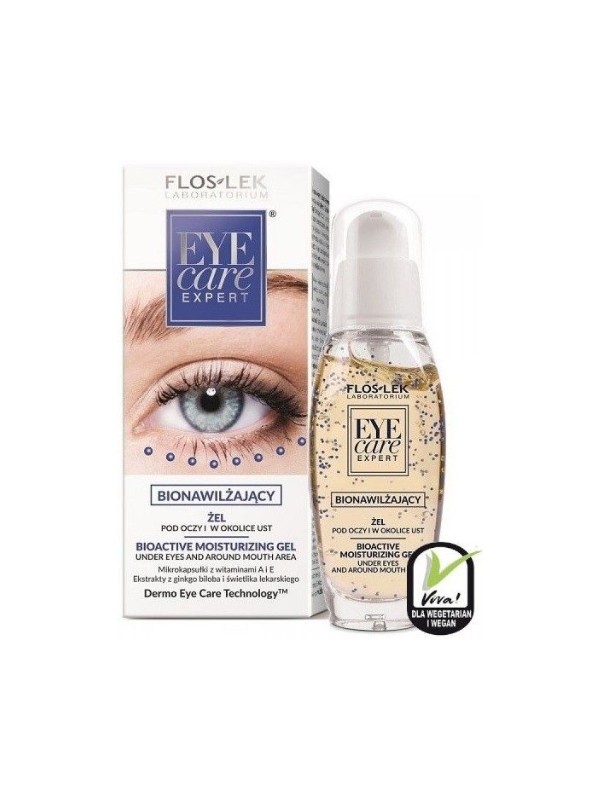 Floslek Eye Care Expert bio-moisturizing gel under the eyes and around the mouth 30 ml