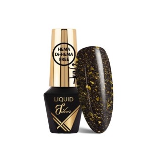 MollyLac Liquid Gold 2in1 Kleur en Nagel Top Liquid Gold 10 gr