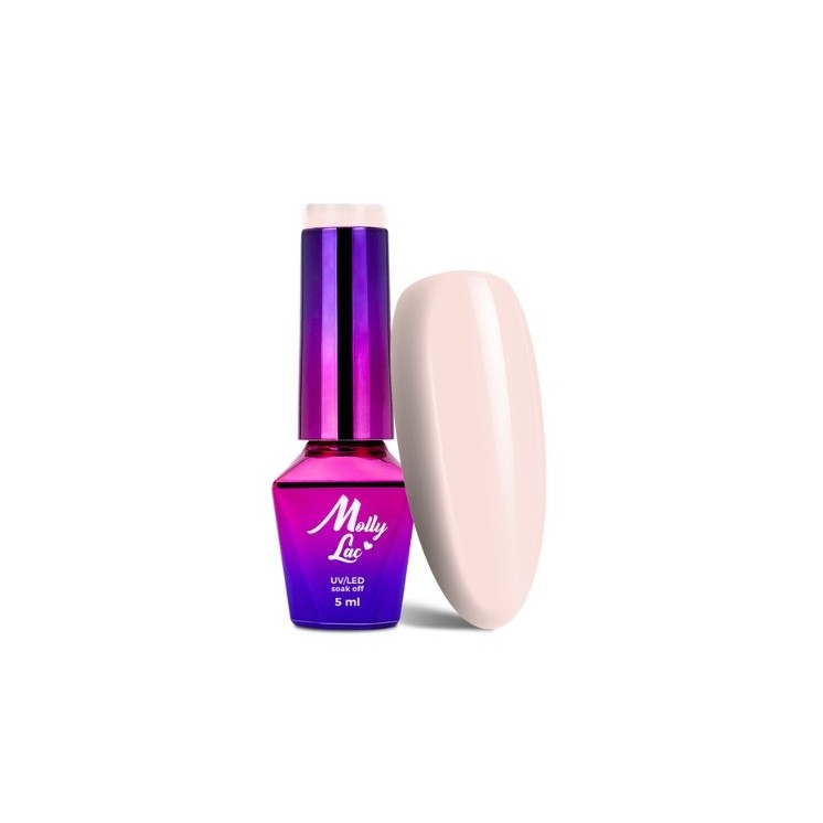 MollyLac /360/ Silk & Cotton Secret Fun Гібридний лак для нігтів 5 мл