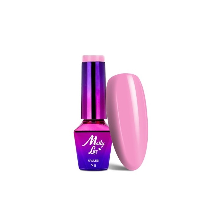 MollyLac /121/ Yoghurt Lakier Hybrydowy Marshmallow 5 ml