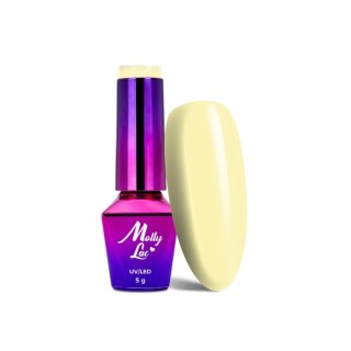 MollyLac /125/ Yoghurt Lakier Hybrydowy Citrine Cake 5 ml