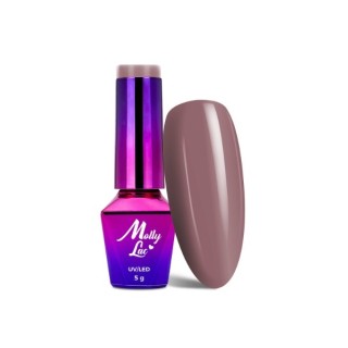 MollyLac /523/ I'm The Nudelover Mahogany Hybride Vernis 5 ml