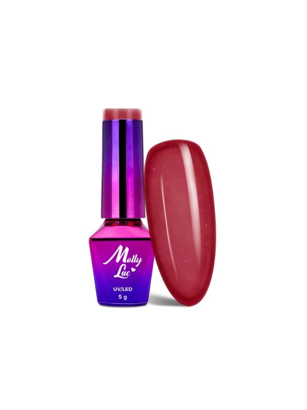 MollyLac /195/ Hearts & Kisses Hybride Nagellak Dazzling Heart 5 ml