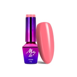 MollyLac /331/ Fancy Fashion Lakier Hybrydowy Peach Shake 5 ml