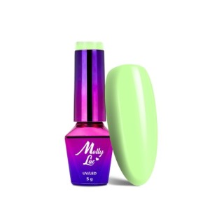 MollyLac /337/ Fancy Fashion Hybride Nagellak Mint Coctail 5 ml