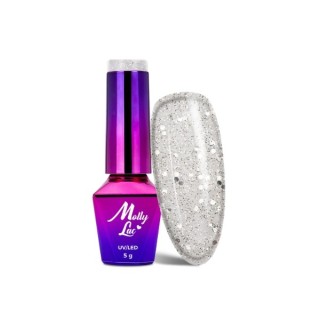 MollyLac /30/ Queens of Life Lakier Hybrydowy Brilliant 5 ml